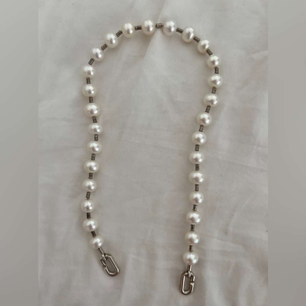 Tiffany Hardware Freshwater Pearl necklace sterling silver